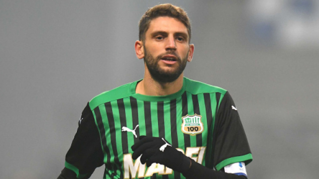 Mimmo Berardi, attaccante del Sassuolo.