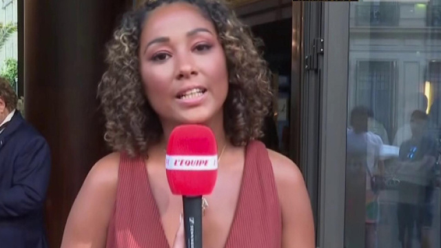 La journaliste Virginie Sainsily dans L'Equipe du Soir (capture Twitter @vsainsily)