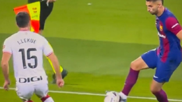 Ferran Torres sous les couleurs du FC Barcelone (capture Twitter Actu Foot)