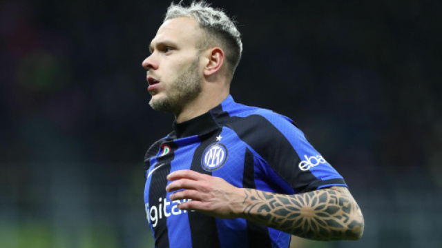 In foto Dimarco, giocatore dell'Inter.