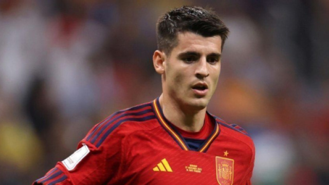 In foto Alvaro Morata, giocatore spagnolo.