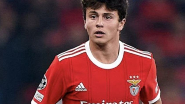 Joao Neves, centrocampista del Benfica.