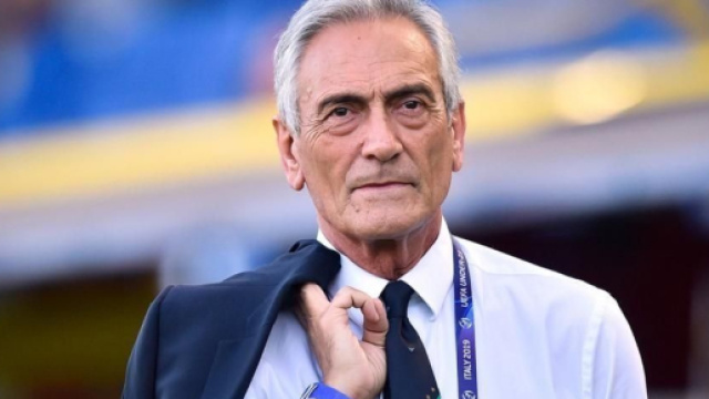 Gabriele Gravina, presidente della Figc.