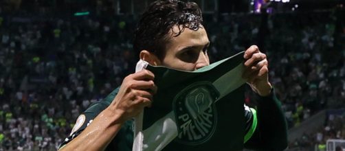 Raphael Veiga marcou o &uacute;nico gol do jogo (Reprodu&ccedil;&atilde;o/Facebook/Palmeiras)