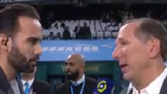 John Textor au micro de Prime Video (capture Twitter @PVSportFR)