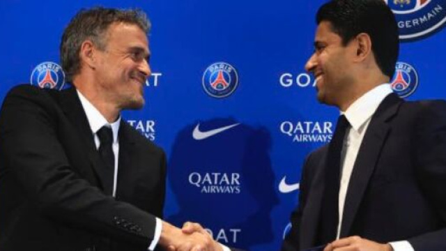 Luis Enrique pr&ecirc;t &agrave; utiliser d'autres syst&egrave;mes avec son PSG. (screenshot Twitter - @MediaParisien)