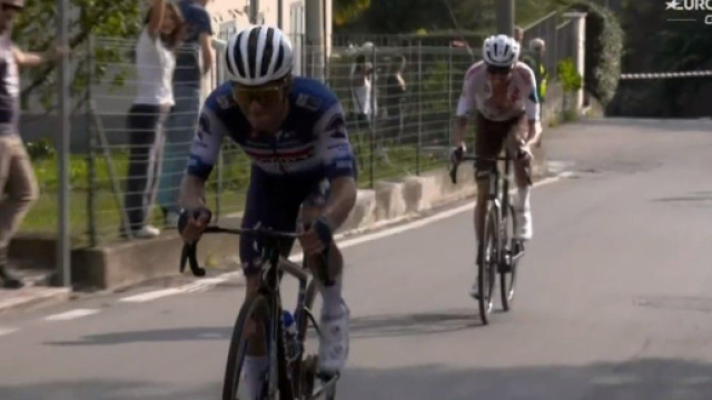 Tre Valli Varesine, lo scatto vincente di Ilan Van Wilder.