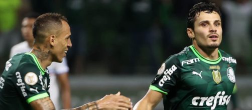 Raphael Veiga marcou o gol palmeirense na vit&oacute;ria sobre o Bahia (Reprodu&ccedil;&atilde;o/Facebook/Palmeiras)