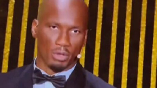 Didier Drogba au Ballon d'Or (capture Twitter Actu Foot)