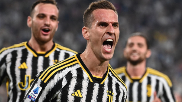 In foto Milik, giocatore della Juve.