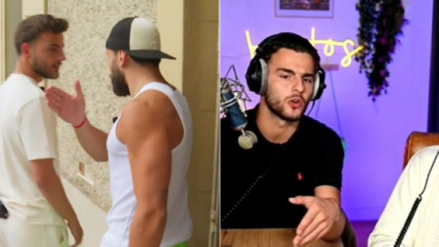 Simon Castaldi raconte une sc&egrave;ne coup&eacute;e avant sa dispute avec Enzo. (Screenshots W9 & Bastos TV)