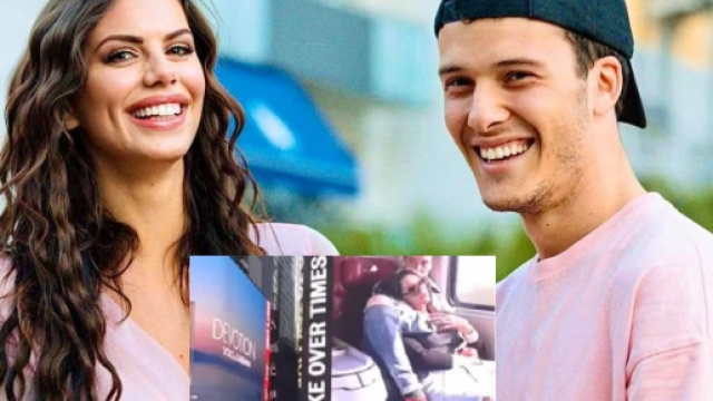 Antonella ed Edoardo, fancam proiettata a Times Square: gli ex GF Vip senza parole.