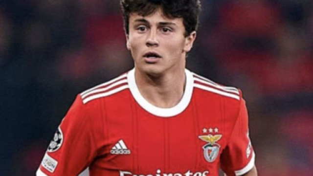 Joao Neves, centrocampista del Benfica.