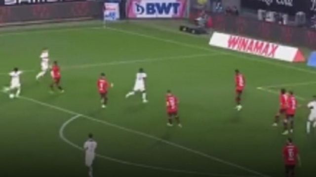 Le but de Vitinha contre Rennes (capture Twitter @Actu Foot)