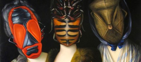 Recreations of historic portraits minus faces debut at Gagosian Gallery