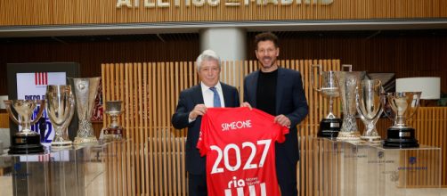 Diego Simeone renueva con el Atl&eacute;tico de Madrid hasta 2027 ( X/@Atl&eacute;tico de Madrid)