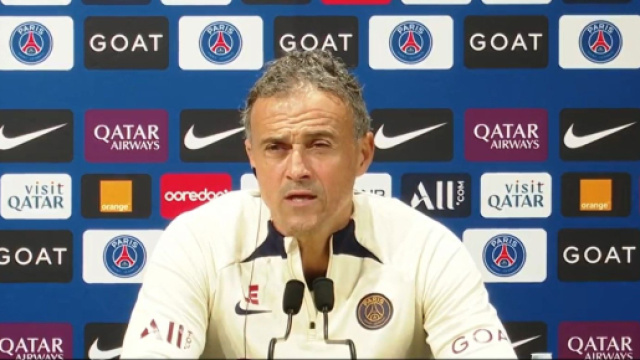 Avant Reims-PSG, Luis Enrique a fait l'&eacute;loge de Vitinha avant d'&eacute;voquer l'adversaire en conf&eacute;rence de presse. (@PSG_inside)