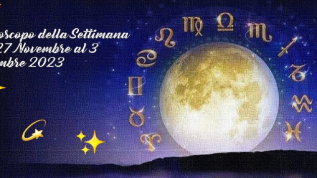 L'oroscopo settimanale fino al 3 dicembre: Capricorno acuto, Marte arriva in Sagittario.