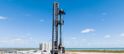 Foguete Starship (Divulga&ccedil;&atilde;o/SpaceX)