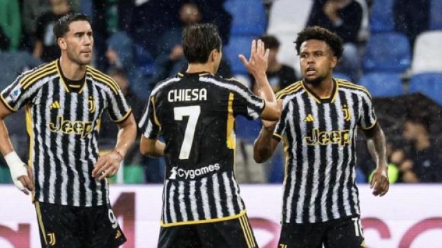 Dusan Vlahovic, Federico Cheisa e Weston McKennie.