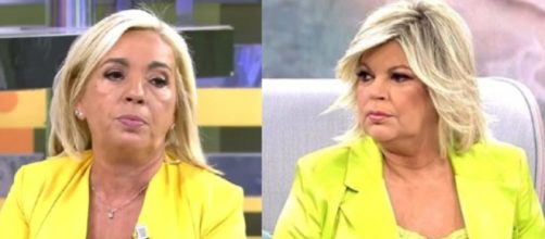 Terelu Campos fue la primera que se march&oacute; de la iglesia (Captura de pantalla de Telecinco)