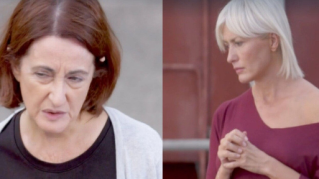 Un posto al sole: da sinistra Teresa Del Vecchio (Gabriella) e Chiara Conti (Lara).