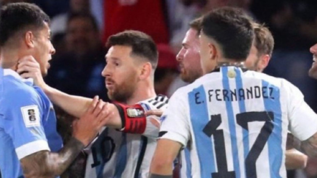 Leo Messi et l'Argentine tenants du titre en Copa America. (screenshot Twitter - @lamoucheduc0ach)
