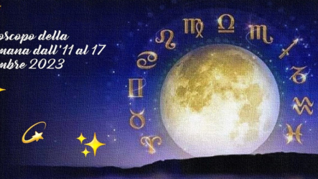 L'oroscopo della settimana dall'11 al 17 dicembre 2023.