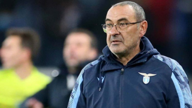 Maurizio Sarri, tecnico della Lazio.