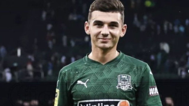 In foto Eduard Spertsyan, centrocampista del Krasnodar.