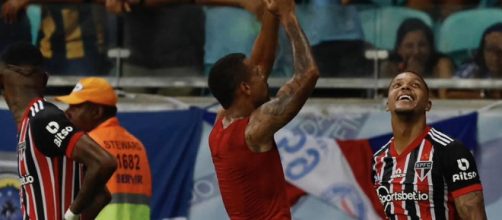 Caio Paulista marcou o gol da vit&oacute;ria (Reprodu&ccedil;&atilde;o/Facebook/S&atilde;oPauloFC)