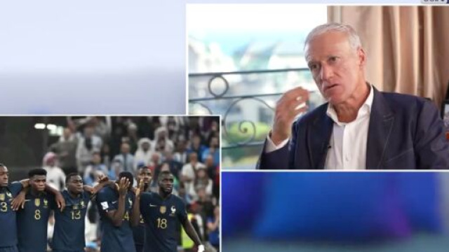 Didier Deschamps d&eacute;&ccedil;u par la finale perdue par les Bleus contre l'Argentine. (screenshot Twitter - @BeInsports)