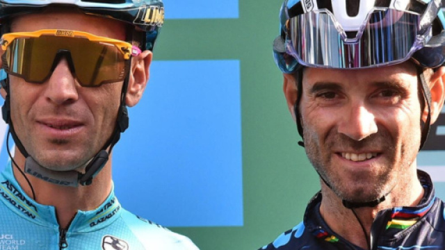 Alejandro Valverde, l'addio al ciclismo al Lombardia insieme a Nibali.