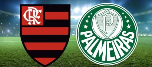 Onde assistir Flamengo x Palmeiras ao vivo (arte Eduardo Gouvea)
