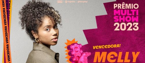 Melly conquista pr&ecirc;mio Multishow (Divulga&ccedil;&atilde;o/Multishow)