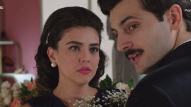 Il Paradiso delle signore - Chiara Russo (Maria) ed Elia Tedesco (Vito).