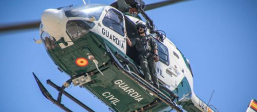 Los efectivos del GREIM participaron en las labores de rescate del cad&aacute;ver (X, @guardiacivil)