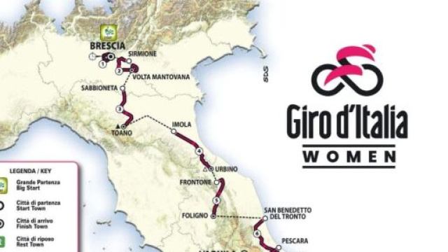Giro d'Italia Women, scoperto il percorso