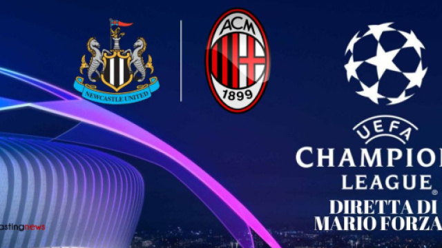 CL - Newcastle - Milan ultima giornata del girone, in campo alle ore 21 del 13.12.2023