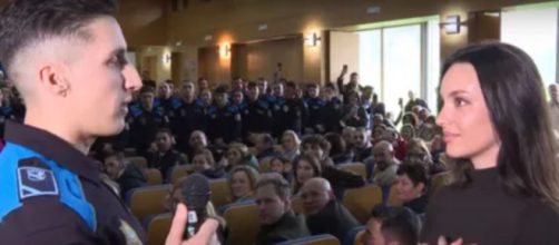 El agente Brais Parente le dijo a Sara Tiz&oacute;n que ella era el amor de su vida (Instagram, @alfonsoruedagal)