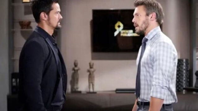 Beautiful, spoiler al 23 dicembre: Thomas e Liam litigano per Douglas per Hope, Sheila riesce ad abbracciare Hayes