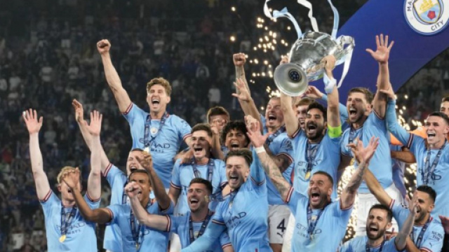 Manchester City, vincitore dell'ultima Champions League.