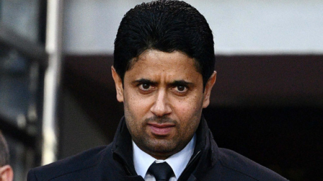 Nasser Al-Khelaifi, le pr&eacute;sident du PSG (capture Twitter @ActuFoot_)