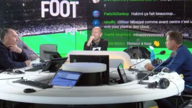 Riolo pas tendre avec Mbapp&eacute; ce dimanche soir. (screenshot Twitter -@rmc)