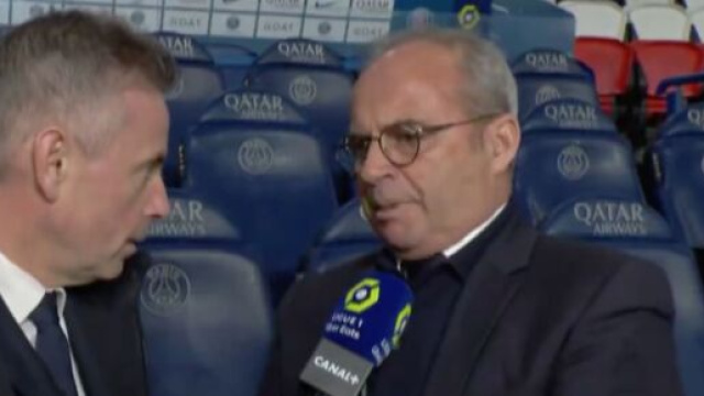 Luis Campos veut du lourd pour le prochain mercato. (screenshot Twitter @canal+)