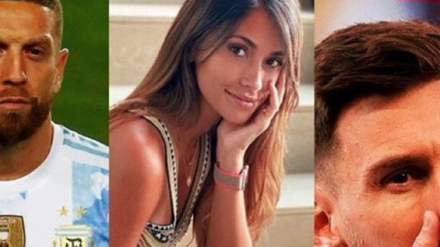 Scandale avec Papu Gomez et Messi (capture Twitter @cabjedits)