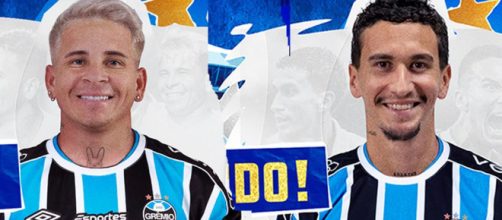 Jogadores foram anunciados nesta sexta-feira (Reprodu&ccedil;&atilde;o/Facebook/Gr&ecirc;mio)