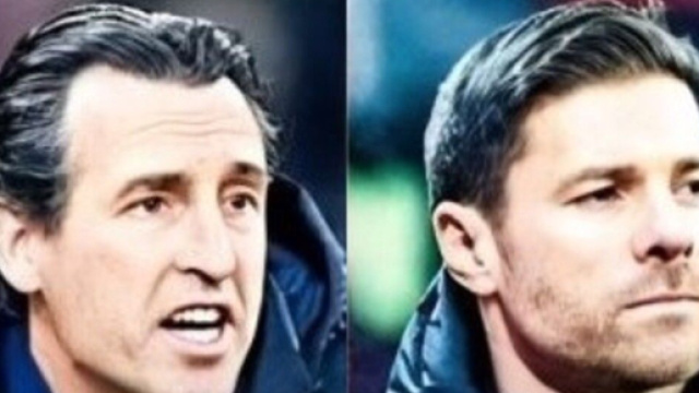 Unai Emery (Aston Villa) et Xabi Alonso (Leverkusen) &copy; X - @FootballFactly