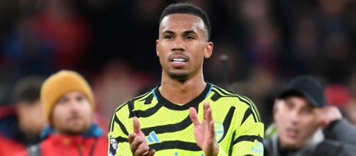 Gabriel Magalh&atilde;es abriu o placar para o Arsenal (Reprodu&ccedil;&atilde;o/Facebook/arsenal)