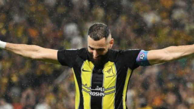 Benzema critiqu&eacute; en Arabie saoudite. (screenshot Twitter - @al_IttihadFR)